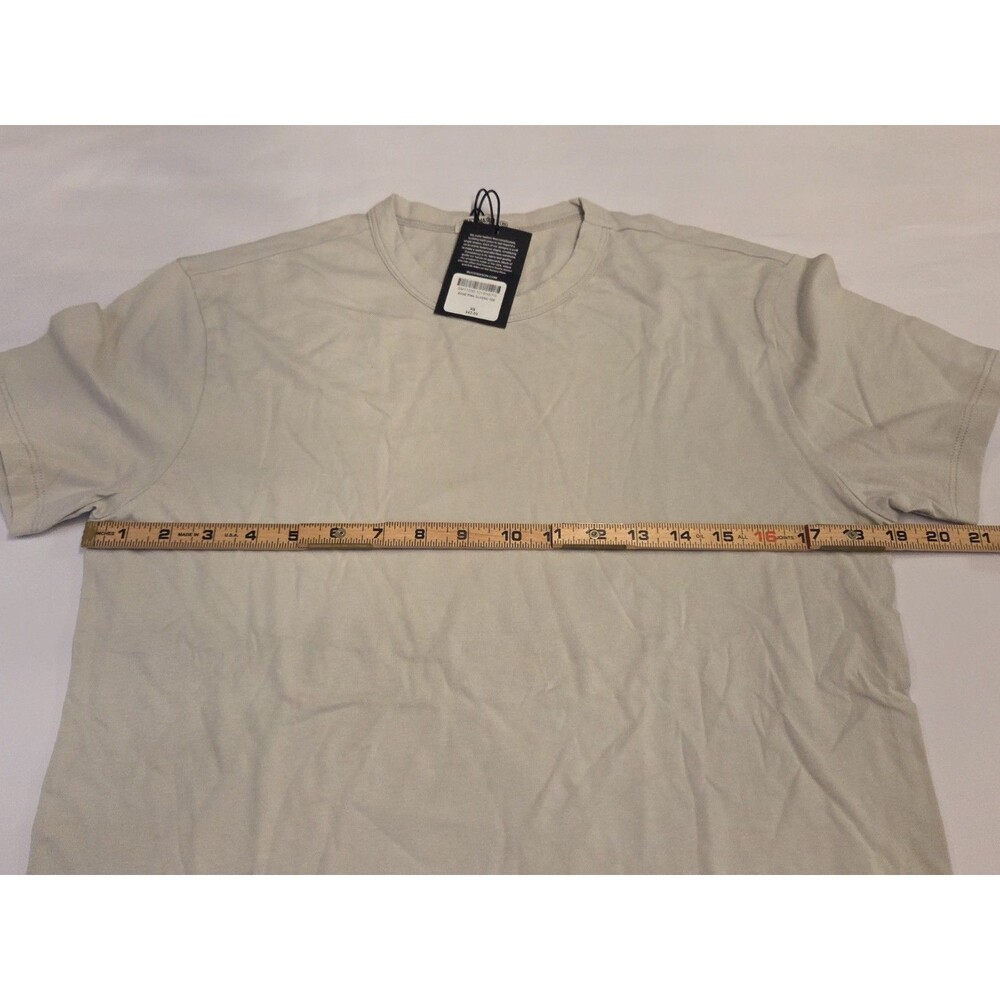 NWT Buck Mason Bone Pima Classic Tee Men's XS Made in USA Crew Neck T-Shirt - Picture 6 of 7
